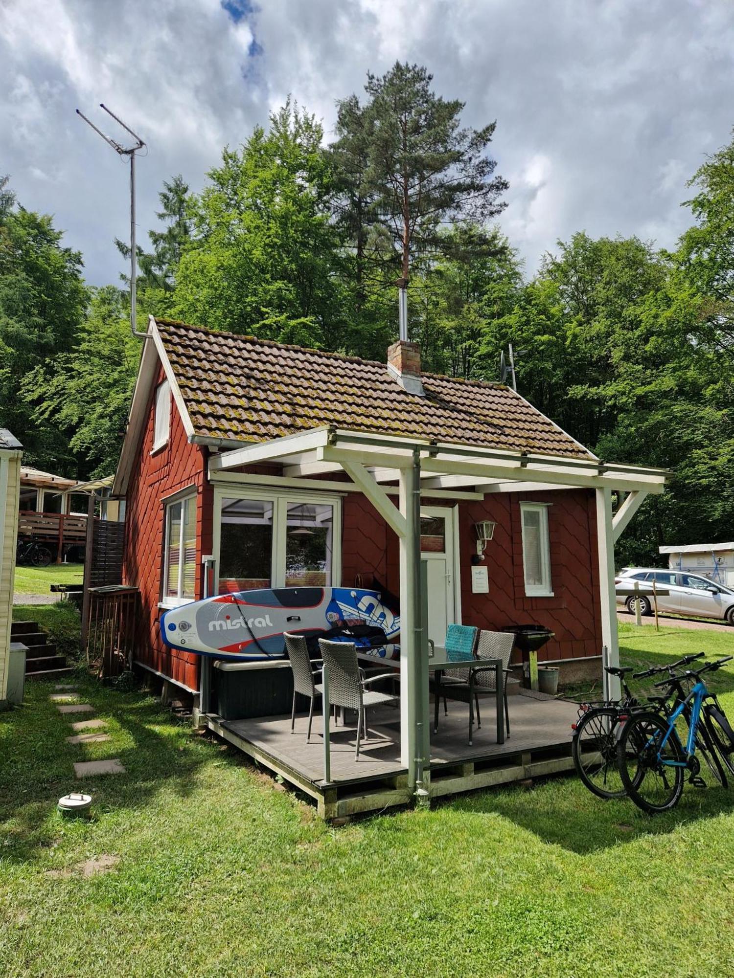 Ferienhaus direkt am Badesee Bungalow 11 Schönsee Urnshausen Exterior foto