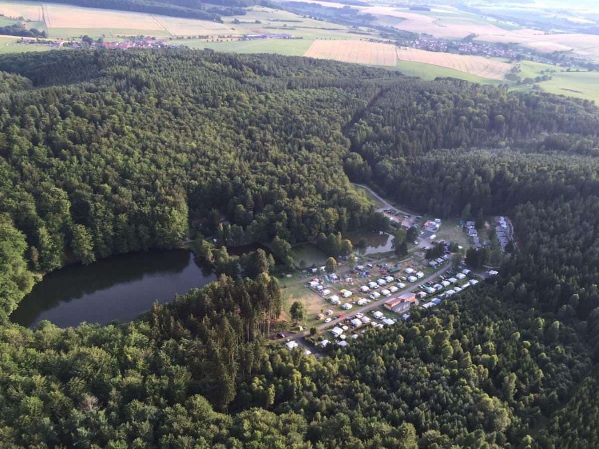 Ferienhaus direkt am Badesee Bungalow 11 Schönsee Urnshausen Exterior foto
