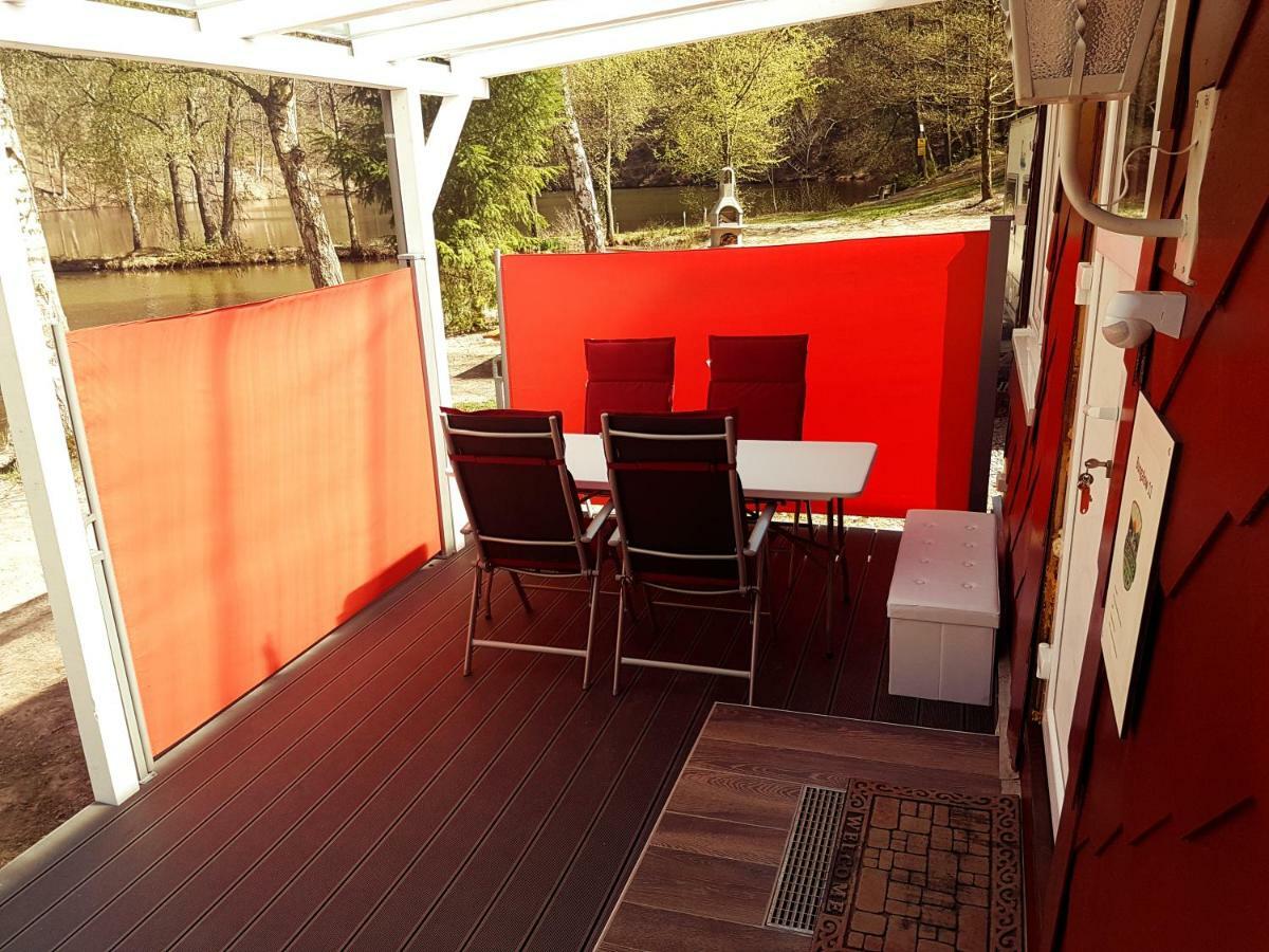 Ferienhaus direkt am Badesee Bungalow 11 Schönsee Urnshausen Exterior foto